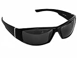 Gil SSC Sonnenbrille Gangster Style Black Schwarz Motorradbrille Sportliche Brille M 30