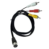 MLWSKERTY Flexibler DIN 8Pin Bis 3RCA Kabel DIN 8Pin Bis 3RCA Kabel Für Nahtlose Integration In Verschiedene Musikgeräte