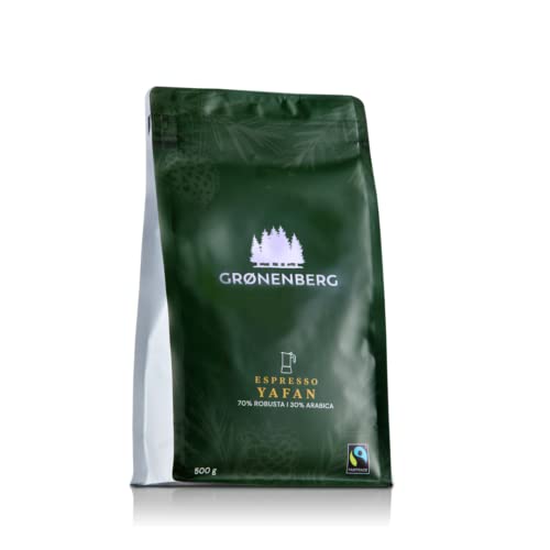 Bio Kaffeebohnen Espresso | Espresso Bohnen Fairtrade | Säurearme Espressobohnen säurearm | Kaffee Bohne geröstet (500 g)