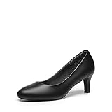 DREAM PAIRS Damen-Pumps mit spitzem Absatz, klassisch, modisch, mit Stiletto Elegante und Bequem Schuhe SCHWARZ-PU 41 (EUR) SDPU2439W-E