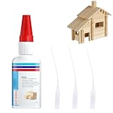 Holzleim,30g Holzleim Extra Stark,Sekundenkleber Extra Stark,Holzrestaurierungsleim,Anti-Vergilbung,für Holzarten,Holzmöbel