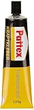 Pattex Kraftkleber Transparent, Klebstoff mit hoher Haftkraft und Wärmefestigkeit, starker & glasklarer Kleber, Transparent, 1 x 125g Tube