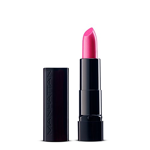 Manhattan All In One Lippenstift, Schimmernder Lipstick für langanhaltenden Glanz & intensive Farbe, Farbe Doll Me Up 740, 1 x 4,5g