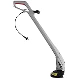 Elektro-Rasentrimmer DEDRA ⌀ 22 cm Schnittdurchmesser 350 W, 12000 RPM U/Min, Ultraleicht mit nur 1,3 kg, Zwei 2m Angelschnüre inklusive, ideal für Haus & Garte, für präzises Trimmen