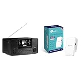 TechniSat DIGITRADIO 570 CD IR – Stereo DAB+ Internetradio & TP-Link RE330 WLAN Verstärker Repeater AC1200