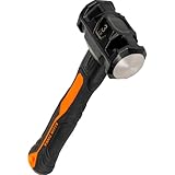 Klein Tools H80693 Vorschlaghammer, 1,4 kg Doppelgesichtiger Hammer mit Fiberglasgriff, stoßfestes Design zum Schlagen und Abreißen, inklusive Schlüsselbandloch