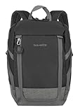 Travelite Unisex-Erwachsene Basics Rucksack Gepäck- Handgepäck (1er Pack), 14 Liter,Schwarz/Grau