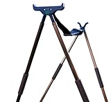 Jagd Zielstock Pirschstock 4 beinig Neue Modell mit 14 cm breite Basis stabil (Grün)
