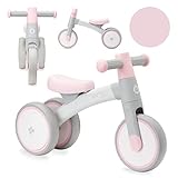Momi Tedi Kinderlaufrad für Mädchen und Jungen (max. Körpergewicht 25 kg), Mini-Laufdreirad mit pannensicheren Kunststoffrädern, Leichter Metallrahmen – 1,2kg