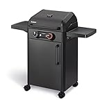 Enders Elektrogrill eFLOW PRO 2 TURBO SHADOW, Gussrost SWITCH GRID, TURBO ZONE für heiße Temperaturen, SIMPLE CLEAN Reinigungssystem, Aluguss an Garhaube & Brennkammer, Grillwagen #9712