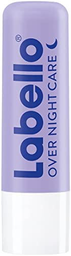 LABELLO Over Night Care (5,5 ml), Lippenpflegestift für sanfte Lippen über Nacht, feuchtigkeitsspendende Lippenpflege mit Sheabutter