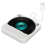 Reisefreundlicher, tragbarer CD-Player mit USB-In-Funktion, einfach mit Autos und anderen Geräten über AUX-Anschluss zu verbinden