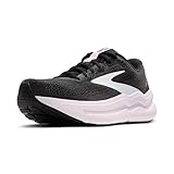 BROOKS Damen Ghost Max 2 Sneaker, Black/White/Orchid Ice, 40 EU
