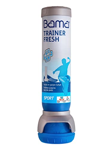 Bama Trainer Fresh Schuh Deo 100ml – hygienische, antibakterielle Frische, transparentes Schuhspray für Sport-, Arbeits- und Freizeitschuhe