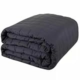 NYVI Gewichtsdecke GravityCare Easy 6,4 kg 150x200 cm - Anti-Stress Therapiedecke - Wohlfühlen & Besser schlafen - Schwere Bettdecke Entspannungsdecke mit Baumwollbezug - Weighted Blanket