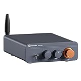 Fosi Audio BT20A Pro 300W x2 TPA3255 Bluetooth 5.0 Home Audio Stereo 2 Kanal Verstärker Receiver Mini Hi-Fi Class D Upgraded Integrated Amp für Lautsprecher mit Regler für Bass und Höhen