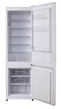 magictec Freistehender Kühlschrank mit Gefrierfach | 266L(192L/74L) | Kühl-Gefrierkombination | Low-frost | LED-Beleuchtung | Dunkler Edelstahl