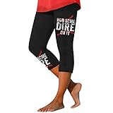2025 - Damen-Leggings für die ganze Saison, Bedruckt, elastisch, schlank, lässig, Stretch Europa Rucksack (G, M)