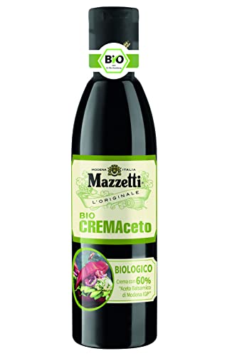 Mazzetti BIO-CREMAceto, 60% Bio Aceto Balsamico di Modena, The Italian Art of Dressing, 250 ml