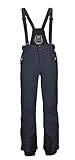 killtec Herren Skihose/Funktionshose mit abnehmbaren Trägern, Kantenschutz und Schneefang Enosh, Marine, XL, 30920-000