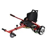 Tragbarer Go-Kart-Sitz für Hoverboard-Zubehör, langlebiges Sitzzubehör für selbstbalancierende Roller, verstellbare Rahmenlänge, Hoverkart-Halterung, Zubehör
