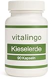 Kieselerde Kapseln - Hochdosiert - Inhalt 90 Kapseln à 350mg (250mg Kieselerde und 100mg Kapselhülle)