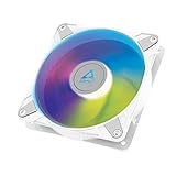 ARCTIC P14 PWM PST A-RGB - PC Lüfter, 140 mm PWM PST Gehäuselüfter, Case Fan, Optimiert für statischen Druck, Semi-Passiv: 200-1900 RPM (0 RPM