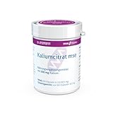 Kalium - 60 Kapseln mit 600 mg elementarem Kalium Kalium (aus Kaliumcitrat) pro Tagesdosis - für Blutdruck, Muskelfunktion & Nervensystem - vegan, hochdosiert, ohne Zusätze