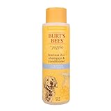 Burts Bees Tränenloses 2-in-1-Shampoo und Conditioner für Welpen, mit Buttermilch- und Leinöl, 473 ml, Weiß