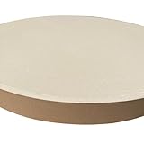 BABOSSA® Pizzastein aus Cordierit Keramik | 32cm Durchmesser und 3cm Stärke | Perfekte Pizza mit Knusprigen Boden | Für Grill und Ofen