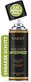 Canzt Imprägnierspray Schuhe 400ml – Schuh Imprägnierung für Wildleder, Leder, Nubuk & Textilien – Wasser- & Schmutzschutz für Sneaker & Outdoor-Schuhe