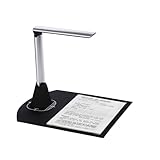 Tragbarer Dokumentenscanner BK34 Dokumentenkamera-Scanner, 5-Megapixel-HD-Kamera im A4-Erfassungsformat mit LED-Licht-Lehrsoftware for Online-Unterricht