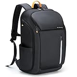Ponhog Rucksack Herren - Laptop Rucksack 17 Zoll Laptoptasche mit Anti Diebstahl Computerfach laptop Rucksacks für Männer Frauen Business Arbeit Reisen Rucksack, Schwarz