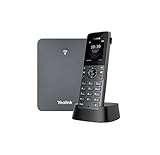 Yealink W73P DECT IP Telefon System (W70B Basis + W73H Handset) Schwarz