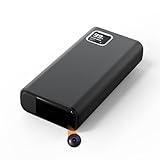 Watchfuvision 2K Kamera,10.000mAh Powerbank HD tragbare Mini Kamera mit Bewegungserkennung, Nachtsicht, Beschleunigungssensor, Loop-Aufzeichnung