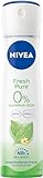 NIVEA Fresh Pure Deo Spray (150ml), Deo ohne Aluminium (ACH) mit Jasmin-Duft und erfrischender Formel, Deodorant mit 48h Schutz und einzigartiger INFINIFRESH Formel