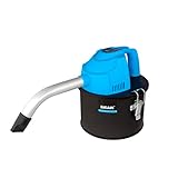 Aschesauger Pelletofen - Modell DI600P - 600 Watt Motorleistung - 4 Liter Fassungsvermögen - HEPA-Filter-Reinigungssystem - Edelstahlbehälter - Bikain, Blau/Schwarz