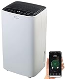 Sichler Haushaltsgeräte Raumluftentfeuchter: Smarter WLAN-Luftentfeuchter mit Timer und App, 12 Liter/Tag (Luftentfeuchter Smart Home, Luftentfeuchter elektrisch, Elektrischer)