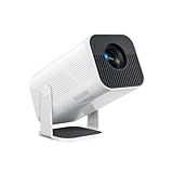 Beamer Mini Projektor 4K 1080P Full HD UnterstüTzt Android 13 Mini Beamer 5G WiFi 6 BT 5.2 Videoprojektor Für Heimkino Auto Horizontal Trapezoid Correction Kompatibel Laptop HDMI USB