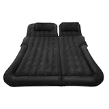 JJsdwin SUV Auto Matratze, Rücksitz Luftmatratze Mit 2 Kissen und Pumpe, Aufblasbare Camping Kombi Luftbett für Reisen Outdoor Aktivitäten, 174 x 126 cm