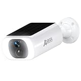 ANRAN 2K HD Überwachungskamera Aussen Akku mit Solarpanel, Überwachungskamera aussen solar, Nonstop Power mit Solar, 2,4 GHz WLAN, Spotlights, 2-Wege-Audio, ohne ABO, C3