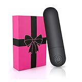 Umania Mini Starke Vibrator Wiederaufladbare Kugel Massager Ei Wasserdichte Tragbare Klein Massage für Paar Reise -Vibratoren G-punkt und Klitoris Stimulator Sexspielzeug, Schwarz