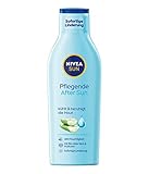 NIVEA SUN Pflegende After Sun Lotion (250 ml), Lotion mit hautberuhigender Wirkung nach dem Sonnenbad, After Sun mit Bio-Aloe Vera und Hyaluron für 48h Feuchtigkeit