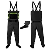WIN.MAX Anglerwathosen aus Nylon, wasserdicht und atmungsaktiv (L)