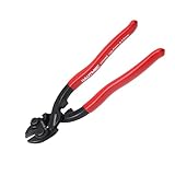HAUTMEC 20.3 cm Hochhebel-Bündigschneider, Seitenschneider mit 20° abgewinkeltem Kopf zum Spülschneiden, Chrom-Vanadium-Stahl, bündiges Schneiden von Kunststoffkomponenten & Weichmetall, HT0468