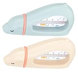 HAMPPLIES 2 Stück Wasserthermometer Tierform Cartoon Badethermometer für Sicheres Baden Geeignet für Neugeborene und Langlebig als Badewannenspielzeug