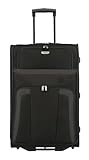 paklite Reisekoffer mit 2 Rollen, Rollkoffer groß, Orlando, klassischer Weichschalen Trolley im zeitlosen Design, 73 cm, 80 Liter