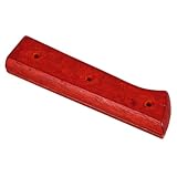 LIFKOME Messergriff Zubehör Griffe Zur Messerherstellung Abnehmbarer Griff Kochgeschirr Ersatz Küchenzubehör Ersatzgriff Messergriff Dekoration DIY Messergriff Braunes Holz