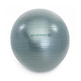 WORQOUT Gymnastikball 65 cm – Fitnessball, Sitzball, Peziball für Yoga, Schwangerschaft, Stabilität und Physiotherapie, mit Pumpe, Fitnessball