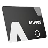 ATUVOS AirCard Wallet Tracker Thin 1.6mm, Smart Bluetooth Air Card Tag Kompatibel mit Apple Wo ist? APP (iOS NUR, Android Not Supported), Item Finder für Reisekoffer/Geldbeutel/Koffer/Taschen und mehr
